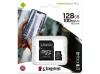 microSD HC Kingston 128GB + Adattatore SD - UHS-I di Classe 10 fino a 100MB/s
