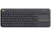 Tastiera Logitech® Wireless Touch K400 Plus Nera