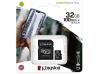 microSD HC Kingston 32GB + Adattatore SD - UHS-I di Classe 10 fino a 100MB/s