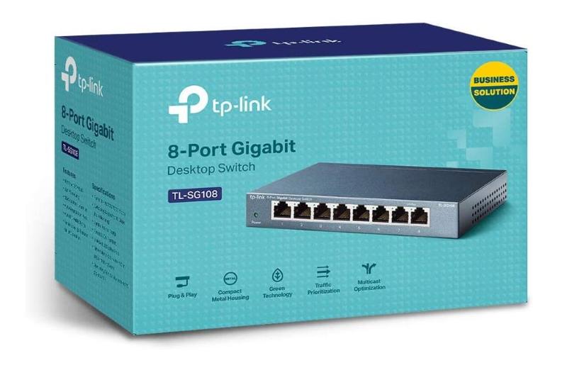 Switch Gigabit TP-LINK TL-SG108 (8 Porte)