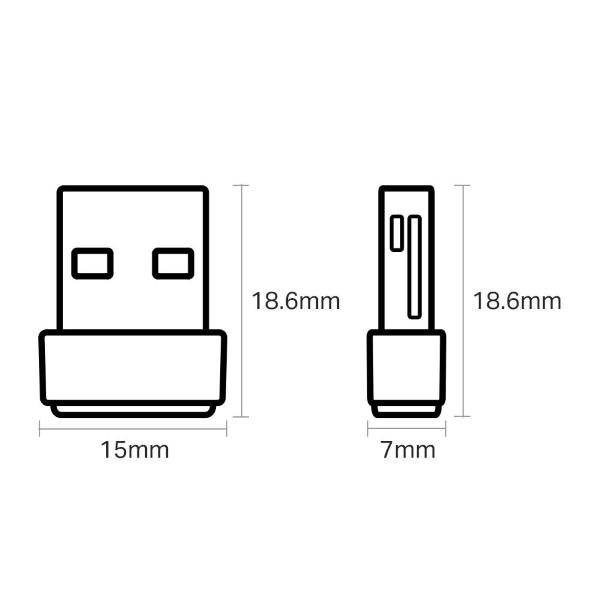 Wireless LAN USB TP-LINK Archer T2U AC600 Dual Band (150Mbps+433Mbps)