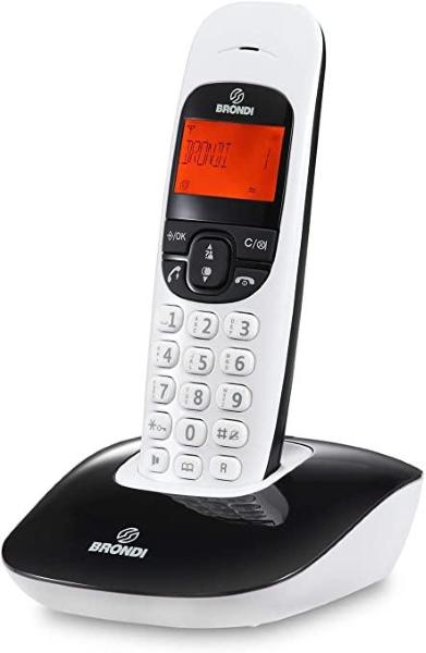 PC-MEDIA - Telefono cordless Brondi Nice con vivavoce