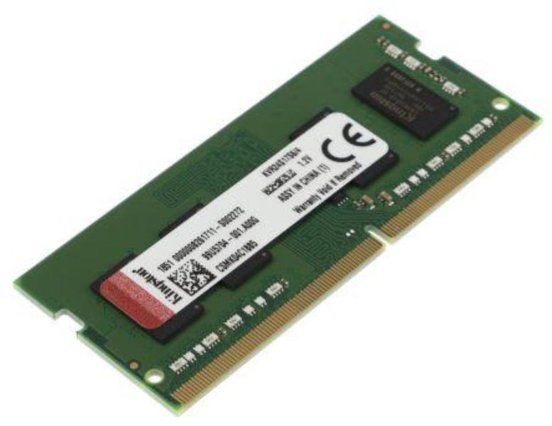SoDIMM DDR4 8GB Kingston 2666MHZ CL19 Single Rank