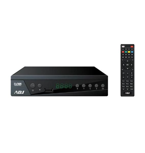 Decoder Digitale Terrestre DVB-T2 ADJ con funzione REC USB