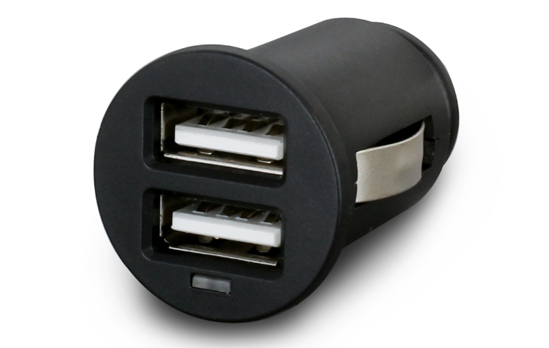 Carica batterie USB da auto doppio 2.1A