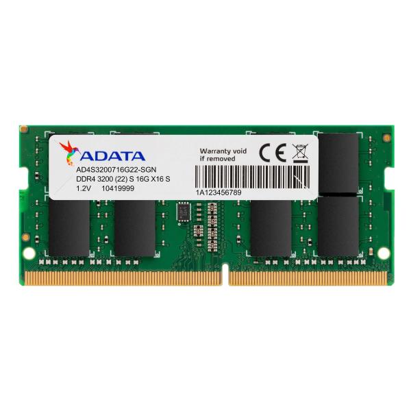 SoDIMM DDR4 8GB ADATA 3200MHZ CL22 Single Rank