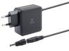 Alimentatore universale x notebook 65W voltaggio automatico Super Slim con 12 connettori