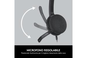 Cuffie con microfono Logitech H340 USB