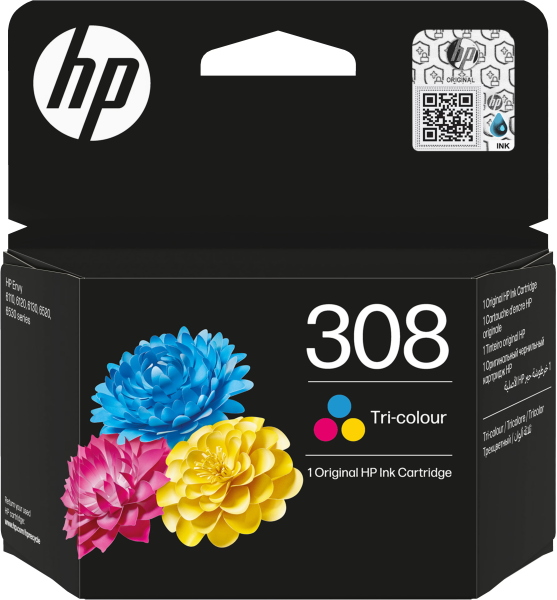 Cartuccia HP 308 Tricromia (120 pagine)